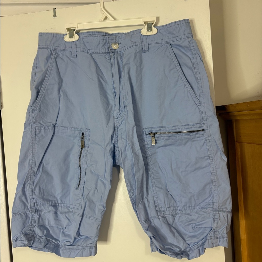 Men's Sean John Light Blue Cargo Shorts